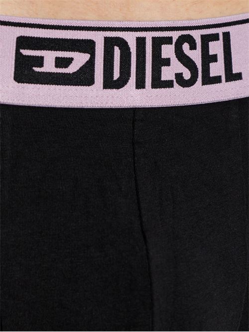 Boxer intimo uomo Diesel Damien 3-pack nero e rosa con logo DIESEL | A193910PLDCE7700