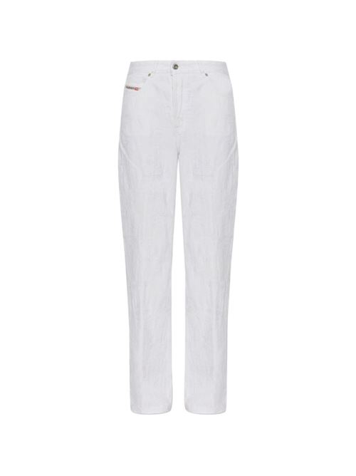 Jeans donna Diesel 1971 D-Sent bianchi regular fit con effetto destroyed DIESEL | A19869007EX100