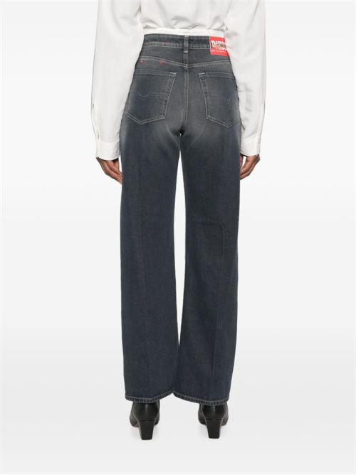 Jeans Diesel 1971 D-Sent da donna blu scuro con vita alta e gamba dritta DIESEL | A19871007EI01