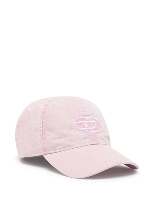 Cappello Diesel rosa con logo Oval D ricamato DIESEL | A215230PLBH3DV