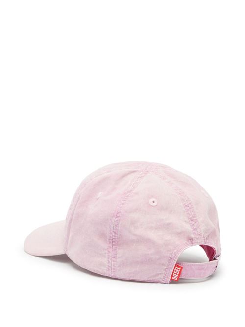 Cappello Diesel rosa con logo Oval D ricamato DIESEL | A215230PLBH3DV