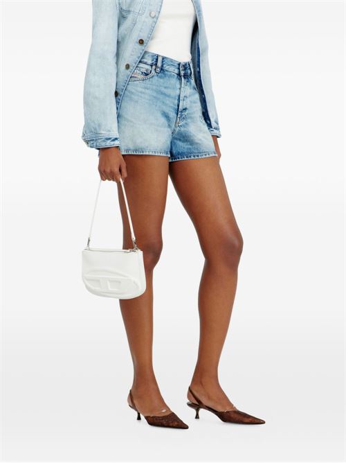 Shorts donna Diesel De-Helios in denim chiaro DIESEL | A222660HDBL01