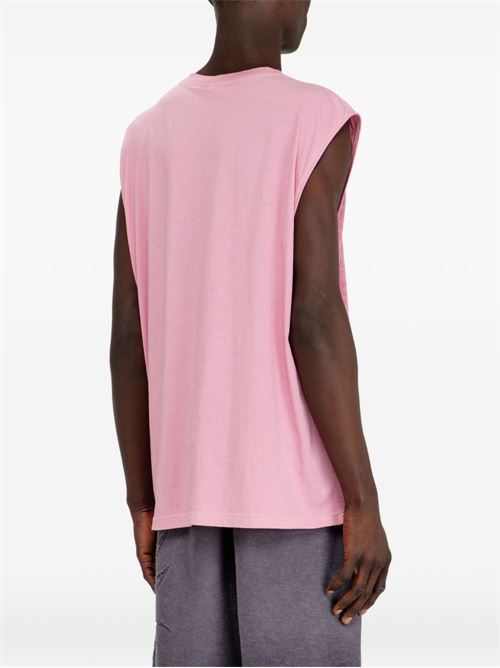 Canotta uomo Diesel T-Boxt rosa con stampa pigmentata DIESEL | A226720AGCU3DV