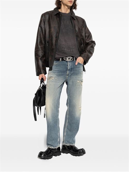 Canotta uomo Diesel T-Boxt antracite con stampa pigmentata DIESEL | A226720AGCU93R