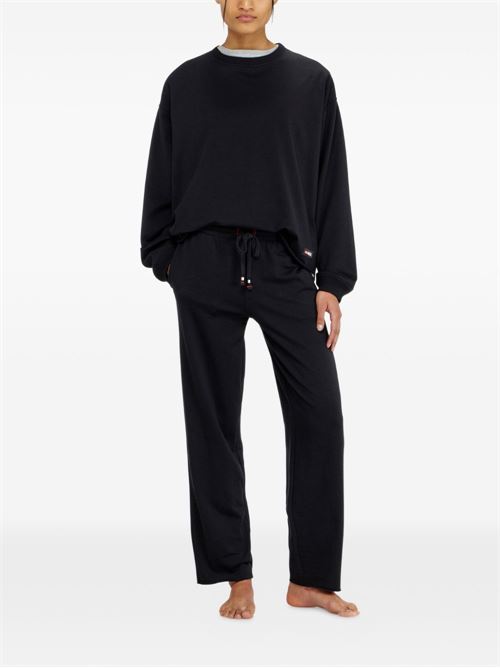 Pantalone felpa donna Diesel Indra-D-Core nero DIESEL | A227970SIBH9XX