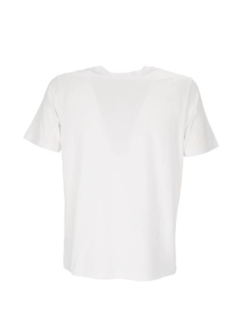 T-shirt uomo Diesel bianca con stampa sfumata rossa DIESEL | A251210QIAM100