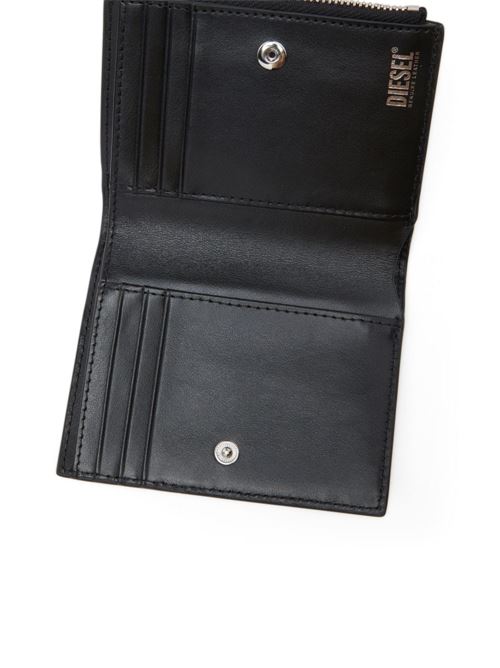 Portafoglio uomo Diesel 1DR in pelle nero DIESEL | X09888PR818T8013