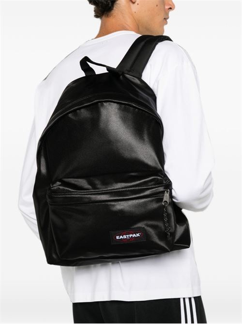 Zaino Eastpak Padded Pak'r nero satinato con schienale e spallacci imbottiti EASTPAK | EK000620C0N