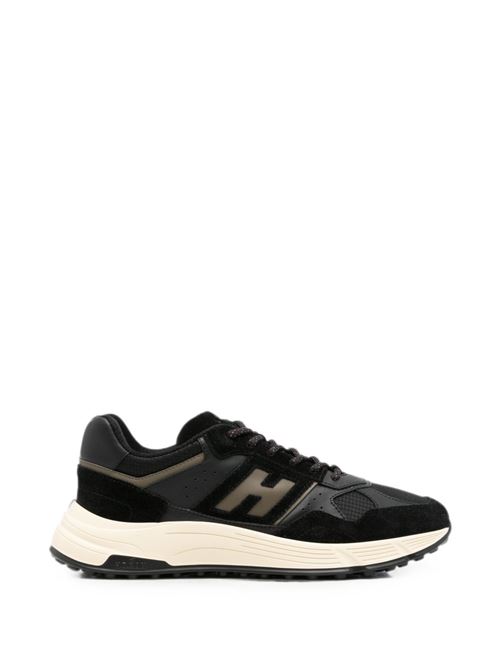 Sneakers uomo Hogan Hyperlight nere con H laterale HOGAN | HXM5630FK70VHB0FDU.
