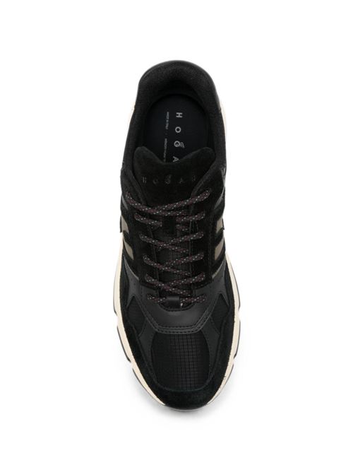 Sneakers uomo Hogan Hyperlight nere con H laterale HOGAN | HXM5630FK70VHB0FDU.