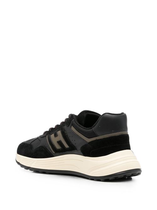 Sneakers uomo Hogan Hyperlight nere con H laterale HOGAN | HXM5630FK70VHB0FDU.