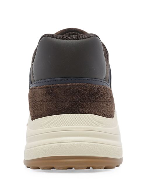 Sneakers uomo Hogan Hyperlight marroni con H laterale HOGAN | HXM5630FK70VHB0FDW.