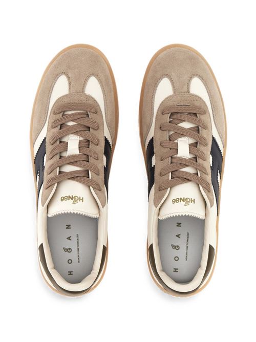 Sneakers uomo Hogan Cool bianche e blu in pelle HOGAN | HXM6470FB60UHC964M.