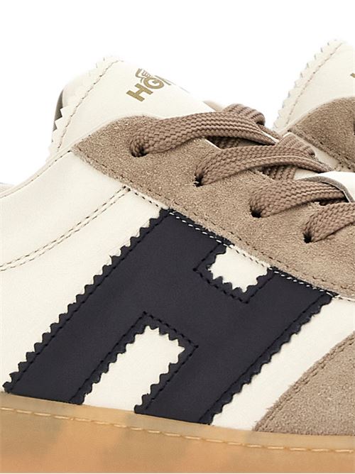 Sneakers uomo Hogan Cool bianche e blu in pelle HOGAN | HXM6470FB60UHC964M.