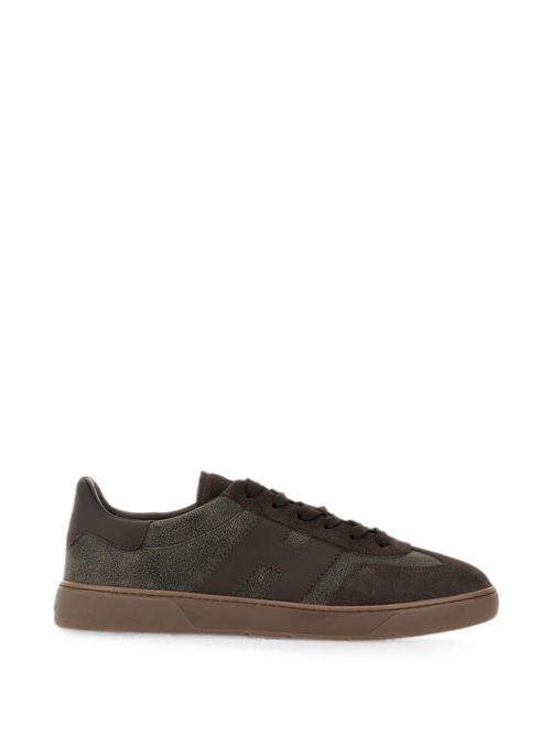 Sneakers uomo Hogan Cool marroni in pelle effetto invecchiato HOGAN | HXM6470FB6TVJK0CPF.