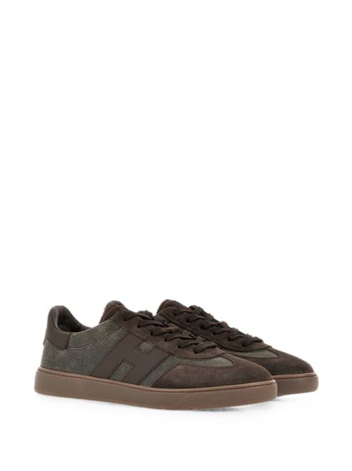 Sneakers uomo Hogan Cool marroni in pelle effetto invecchiato HOGAN | HXM6470FB6TVJK0CPF.