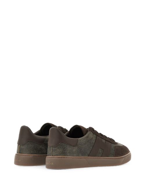 Sneakers uomo Hogan Cool marroni in pelle effetto invecchiato HOGAN | HXM6470FB6TVJK0CPF.