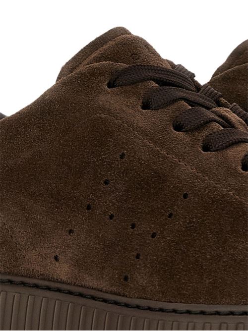 Sneakers uomo Hogan Urban Stripe marroni in crosta HOGAN | HXM6770GF5FUHOS610.