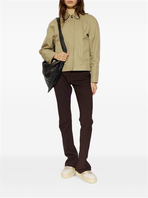 Sneakers donna Hogan H-Stripes panna e beige in pelle e suede HOGAN | HXW6450FE91N1M0R16.