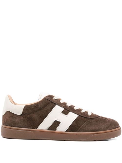 Sneakers donna Hogan Cool marroni e panna in crosta HOGAN | HXW6470FB60UHK02FJ.