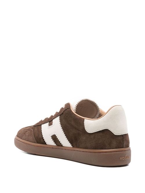 Sneakers donna Hogan Cool marroni e panna in crosta HOGAN | HXW6470FB60UHK02FJ.
