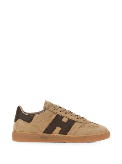 Sneakers donna Hogan Cool beige e marroni in nabuk HOGAN | HXW6470FB6TUIE0CP4.