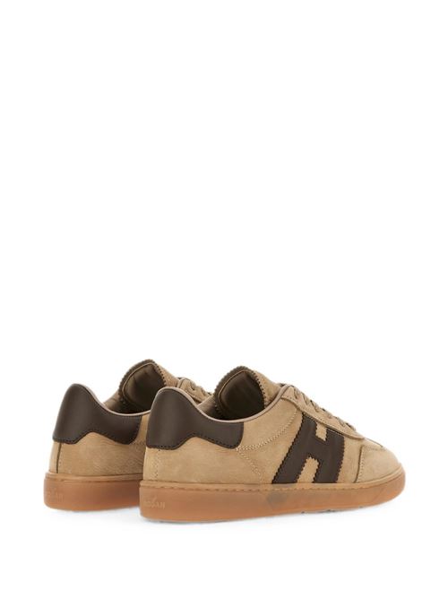 Sneakers donna Hogan Cool beige e marroni in nabuk HOGAN | HXW6470FB6TUIE0CP4.