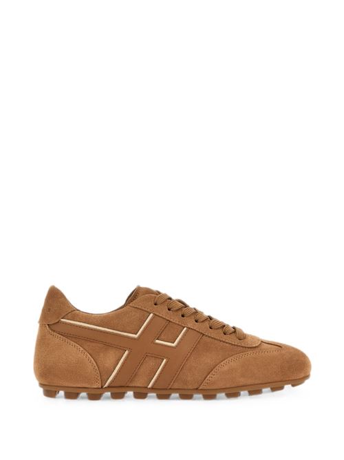 Sneakers donna Hogan H Football beige in crosta HOGAN | HXW6930GJ00VGB0RZI.