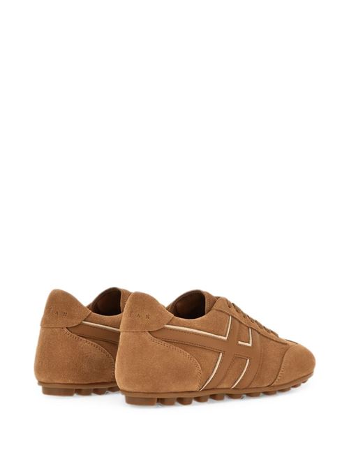 Sneakers donna Hogan H Football beige in crosta HOGAN | HXW6930GJ00VGB0RZI.