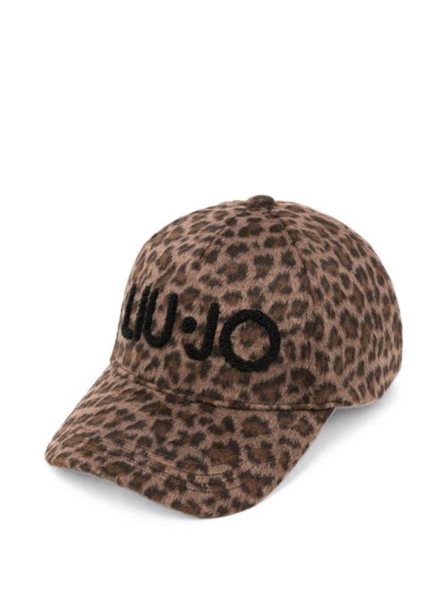 Cappello baseball Liu Jo da donna in tessuto effetto cavallino con fantasia leopardata LIU-JO | 2F6048T6089S19E1