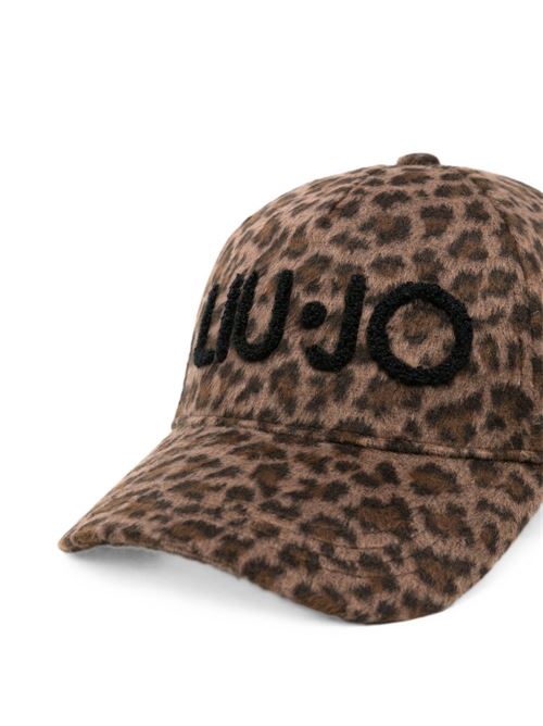 Cappello baseball Liu Jo da donna in tessuto effetto cavallino con fantasia leopardata LIU-JO | 2F6048T6089S19E1