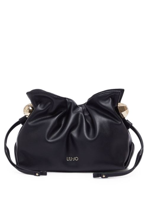 Borsa a spalla Liu Jo Riccy S nera dalla forma morbida e compatta LIU-JO | AF6099E106522222