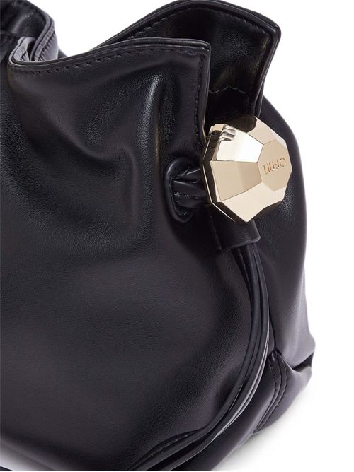Borsa a spalla Liu Jo Riccy S nera dalla forma morbida e compatta LIU-JO | AF6099E106522222