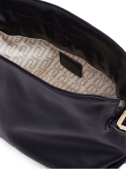 Borsa a spalla Liu Jo Riccy S nera dalla forma morbida e compatta LIU-JO | AF6099E106522222