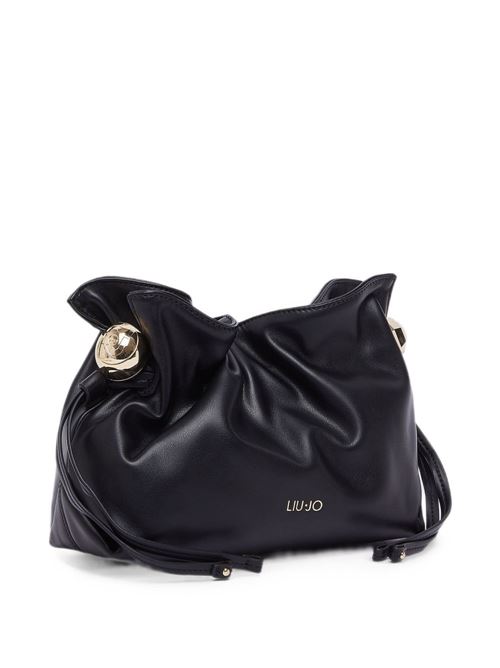 Borsa a spalla Liu Jo Riccy S nera dalla forma morbida e compatta LIU-JO | AF6099E106522222