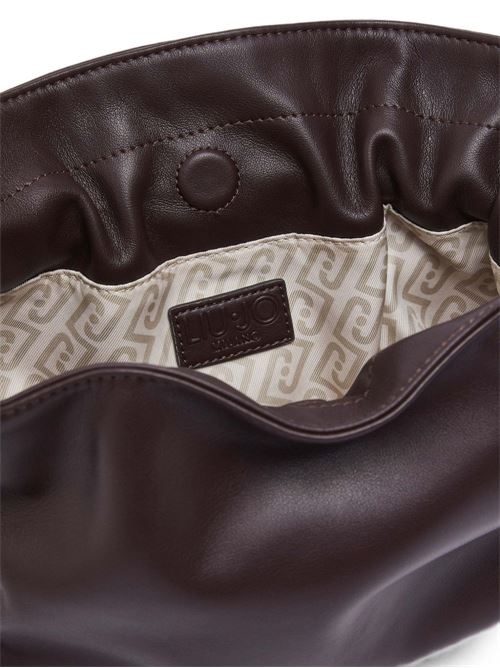 Borsa a spalla Liu Jo Riccy piccola color melanzana con tracolla a catena LIU-JO | AF6099E106591718