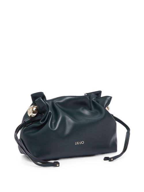 Borsa a spalla Liu Jo Riccy piccola verde scuro con tracolla a catena LIU-JO | AF6099E106595320