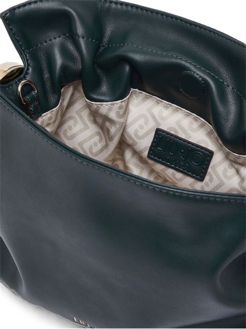 Borsa a spalla Liu Jo Riccy piccola verde scuro con tracolla a catena LIU-JO | AF6099E106595320