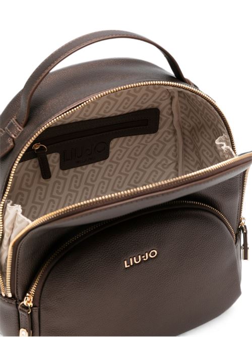Zaino Liu Jo da donna testa di moro in ecopelle con chiusura a zip LIU-JO | AF6209E1019X0782