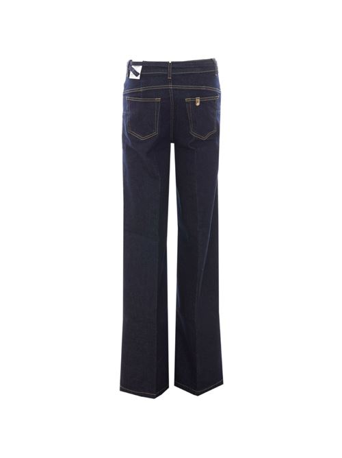 Jeans Liu Jo da donna flare in denim blu scuro con cintura coordinata LIU-JO | UF6088D02647L000