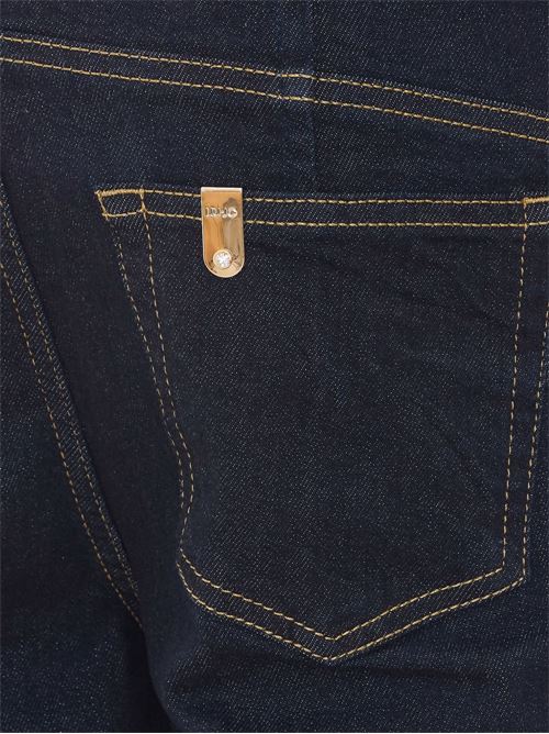 Jeans Liu Jo da donna flare in denim blu scuro con cintura coordinata LIU-JO | UF6088D02647L000