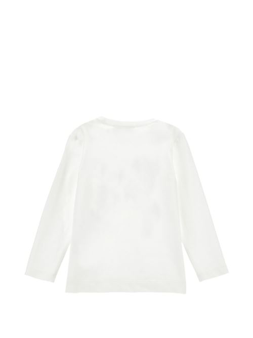 T-shirt Monnalisa da bambina con stampa orsetto e fiocco floreale MONNALISA | 11H61982010132