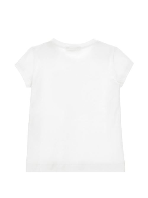 T-shirt bambina Monnalisa bianca Disney Vaiana con stampa floreale MONNALISA | 11H63282010099