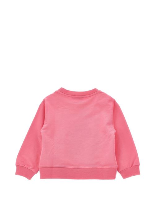 Felpa bambina Monnalisa rosa Disney Vaiana con stampa Oceania MONNALISA | 19H62980060093