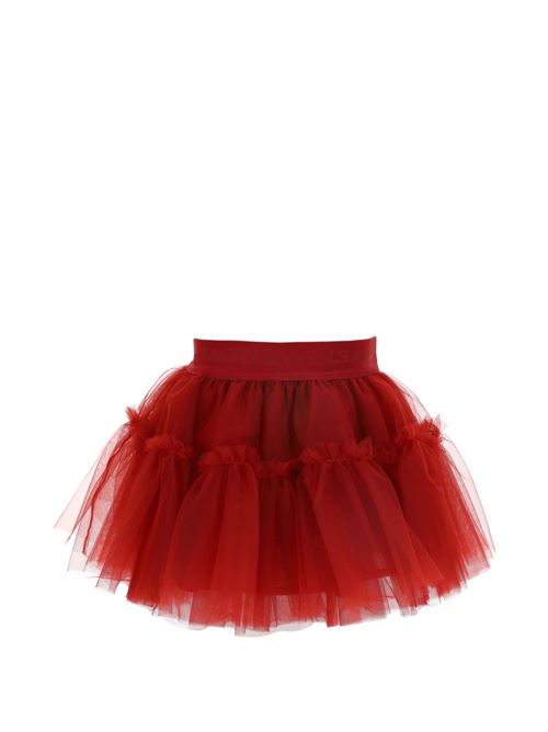 Gonna tutù Monnalisa da bambina color rubino in tulle multistrato MONNALISA | 37HGONT99450043