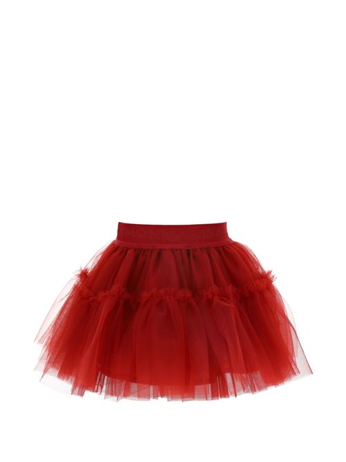 Gonna tutù Monnalisa da bambina color rubino in tulle multistrato MONNALISA | 37HGONT99450043