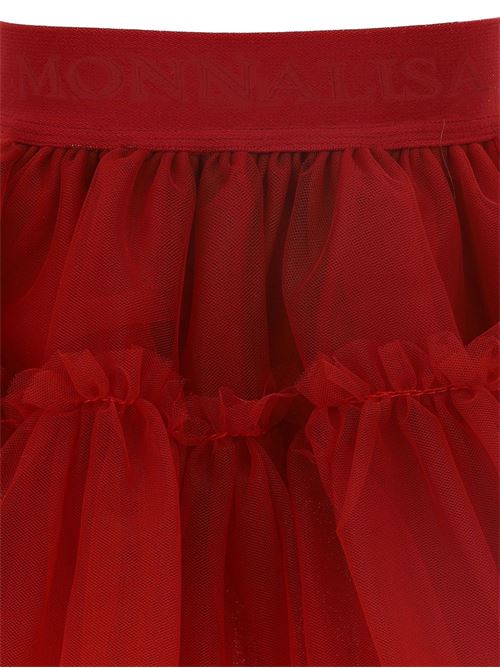 Gonna tutù Monnalisa da bambina color rubino in tulle multistrato MONNALISA | 37HGONT99450043