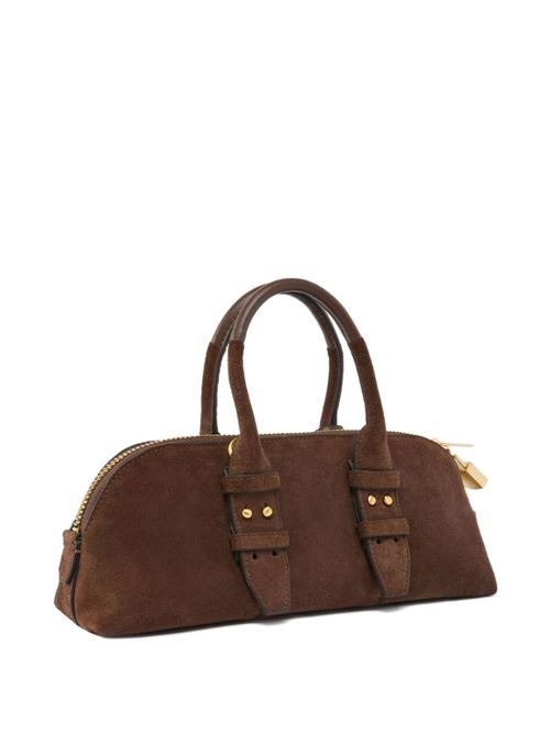 Borsa donna Pinko Bowling Horizontal marrone in suede PINKO | 105334A2JHL74V