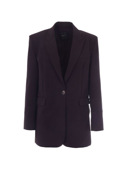 Giacca donna Pinko Camut bordeaux a un bottone PINKO | 105663A18ERR7