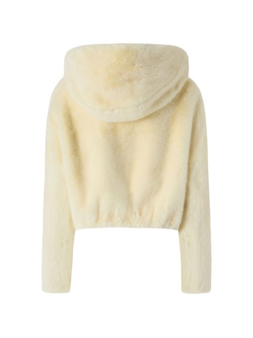 Pelliccia donna Pinko Gasteria burro bomber con cappuccio PINKO | 107053A3E9H02